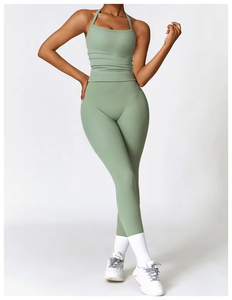 Hot Bán Bơ Mềm Dài Tay Áo Yoga Bộ Bốn Cách Căng Womens Activewear Bộ Chất Lượng Cao Tops Deportivos Yoga Bộ 2025 - Product Image 5