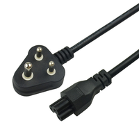 Vente en gros cordon d'alimentation 1.5m 1.8m 3 broches afrique du sud câble d'alimentation cordon d'alimentation pour moniteur d'ordinateur