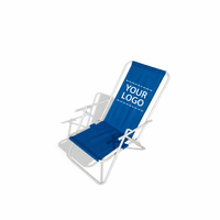 Vente chaude Acier Camping En Plein Air Randonnée Pique-Nique Pliant Portable Léger Écologique Durable Confortable Chaise De Plage