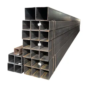 Carbon steel square pipe 40x80 40x60 hot rolled iron square tube