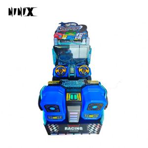 Simulateur de conduite de voiture de course pour enfants, machine de jeu d'arcade automobile, jeux à monnayeur - Product Image 6