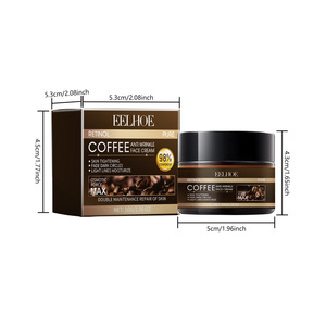 <span class=keywords><strong>Crema</strong></span> Viso EELHOE 50ml con Acido Ialuronico, Retinolo e <span class=keywords><strong>Caffè</strong></span>, Idratante e Antirughe - Product Image 2