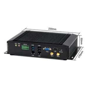 Mini PC Computer Co-re I5-4200u I7-4500u 4G Dual Lan Mini Pc 2COM VGA H-D Win 10 Industrial PC