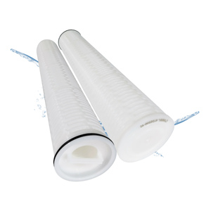 Élément filtrant plissé à haut débit pour la filtration des condensats des centrales électriques, vente directe d'usine - Product Image 1