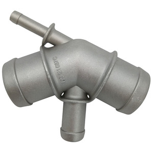 Sensor de carcasa de termostato de refrigerante de motor para Volkswagen Bora Golf Jetta, tubería de suministro de junta de tubería de agua de coche, cuatro vías 1J0121087C - Product Image 1