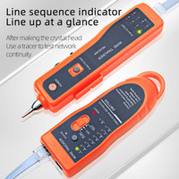 Probador de Cable de red RJ11 RJ45 XQ-350 rastreador de cables de teléfono tóner Ethernet UTP LAN Detector buscador de línea