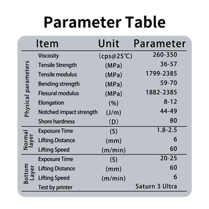 เรซิ่น Antinsky 1 กก. ความแม่นยำสูง สำหรับงานพิมพ์ 3 มิติ แบบโฟโตโพลิเมอร์ เหมาะสำหรับเครื่องพิมพ์ DLP LCD 405nm  วัสดุพลาสติกหดตัวต่ำสำหรับงาน 3 มิติ - Product Image 6