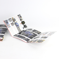 Brochure de dépliants publicitaires de promotion d'exposition de produits d'entreprise de service d'impression de papier personnalisé