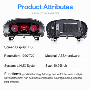 Panel de Instrumentos Digital LCD para Automóvil Navihua, Velocímetro, Instrumento Digital, Cabina Virtual, Sistema Linux para Skoda Yeti 2014-2017 - Product Image 3