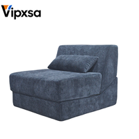 Einzelnes Klappbares und Multifunktionales Schlafsofa mit Sitz- und Schlaffunktion Platzsparender Freizeit-Loungesessel