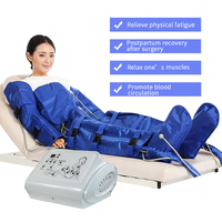 Appareil de pressothérapie lymphatique 8-en-1 pour le corps entier, machine de massage corporel à compression pneumatique intermittente séquentielle