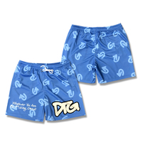 Shorts de sport pour hommes, streetwear hip hop, respirants, imprimés sur mesure, grandes tailles