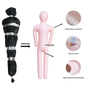 เครื่องตกแต่งงานปาร์ตี้ฮาโลวีนทำจากพีวีซีแบบเป่าลมได้อุปกรณ์แขวนแนวสยองขวัญลานกลางแจ้งโมเดลร่างกายมนุษย์ - Product Image 2