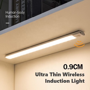 Đèn <span class=keywords><strong>LED</strong></span> Tủ Cảm Biến Chuyển Động Không Dây Thanh Đèn Ngủ Gắn Không Dây Có Thể Sạc Lại Bằng USB PIR Cho Tủ, Nhà Bếp - Product Image 4