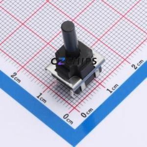 TSW10112-232B333CA Tactile Switch Through hole-4P,12.5x10.8mm Switch Single Pole Single Throw Round Button 1.8N 12.5mm - Product Image 1