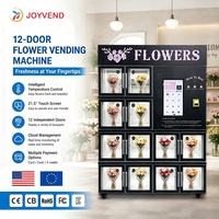 Distributeur de roses en libre-service de 21,5 pouces, réfrigéré, pour centres commerciaux et événements de mariage