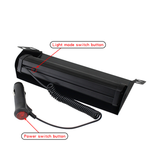 Luce Stroboscopica Universale per Auto 12V 8 LED <span class=keywords><strong>Lampeggiante</strong></span> di Emergenza Rosso <span class=keywords><strong>Blu</strong></span> per Veicoli con 3 Modalità di Lampeggio - Product Image 2