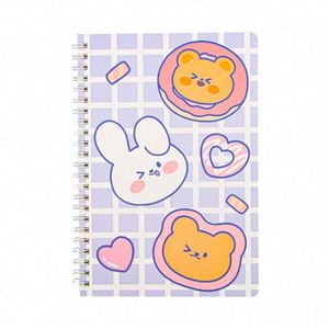 Cuaderno Creativo de Espiral con Diseño de Dibujos Animados A5, Bloc de Notas Simple de Hojas Sueltas, Agenda Deportiva para Planificación, Material de Oficina para Registrar Notas - Product Image 2