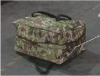 Radeau de sauvetage gonflable portable Compassarmor pour 5 personnes avec gonflage en 3 minutes, pagaie incluse - Bateau gonflable de sauvetage durable