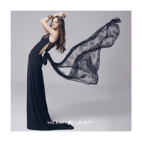 Robes maxi élégantes pour femmes, style sexy et club, dentelle florale blanche, étiquettes personnalisées écologiques, Enzo & Leo Vietnam