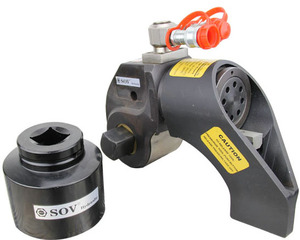 Clé dynamométrique hydraulique carrée Hi-force 451-4512 Nm en aluminium-titane, douille pour boulons M20-48, pour démonter les écrous - Product Image 5