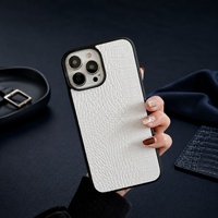 Funda de Cuero para Teléfono con Grabado de Cocodrilo, Resistente a Impactos, para iPhone
