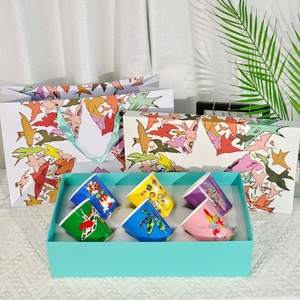 Creative High-value Gift Bone China Cup Household <b>Mug</b> Accompanying Gift Cup Water Cup Cartoon Gift <b>Box</b> Ceramic - Product Image 1