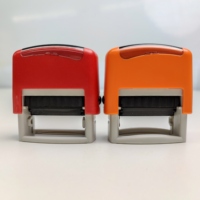 Timbre encreur automatique de bureau en caoutchouc de petite ou grande taille fait sur commande d'usine timbre en caoutchouc de rectangle avec la couleur d'encre et le tampon encreur