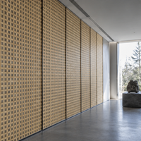 Panneaux décoratifs durables en résine plastique pour cloisons de plafond/mur de villas et hôtels, design effet glace craquelée, pour salons intérieurs modernes