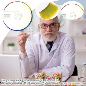 Boîte de rangement pour pilules électronique intelligente ronde avec alarme, légère et facile à transporter, pour 7 jours - Product Image 4