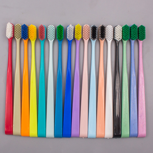 Brosse à dents adulte manche en caoutchouc souple avec grand <span class=keywords><strong>espace</strong></span> pour l'impression - Product Image 2