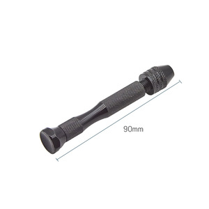<b>Mini</b> Hand <b>Drill</b> 90mm Anti-Slip Texture Woodworking DIY Tool Straight Shank 16mm Tip - Product Image 1