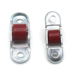 Ruote in nylon per porte scorrevoli in PVC, rodini semplici senza binario per finestre in UPVC - Product Image 1