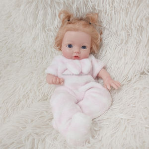 Littleslove <span class=keywords><strong>Bebe</strong></span> Reborn Poupée en silicone solide peinte peut boire du lait et pipi poupée pour cadeau de noël - Product Image 5