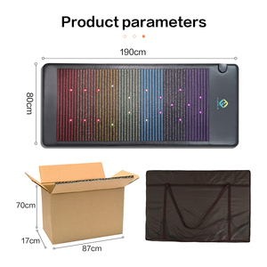 Colchoneta <span class=keywords><strong>Biomat</strong></span> Fuerle PEMF de Amatista con Infrarrojos y Cristales Naturales para Calentamiento por Infrarrojos - Product Image 4