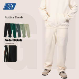 <span class=keywords><strong>Pantalon</strong></span> large personnalisable pour femmes et <span class=keywords><strong>pantalon</strong></span> de survêtement ample pour hommes, modèle droit grande taille, style décontracté - Product Image 3