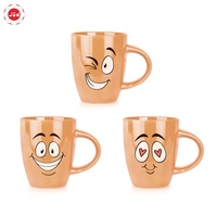 Mug de voyage minimaliste en céramique pour café et thé avec glaçure colorée, haute qualité, marque JSD, retour à l'école