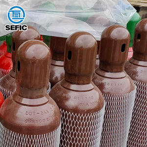 Cilindro de Gás de Aço Sem Costura Vazio DOT3AA 55CF 10.8L 2265psi Para Solda de Argônio/Co2 e Nitrogênio - Product Image 3