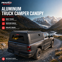 Toldo de Aluminio OEM ODM para Camioneta con Ventana Deslizante y Montaje sin Perforación para Ford Ranger 4x4 Viajes Todoterreno