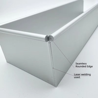 Moule à gâteau rectangulaire en acier inoxydable durable pour tiramisu et gâteaux au fromage, outils de pâtisserie professionnels avec design fixe