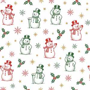 Christmas <b>Wrapping</b> Custom Printed Double-Sided Greaseproof <b>Food</b> Grade Biodegradable Eco-Friendly Virgin Pulp 40GSM 12in Roll for - Product Image 1