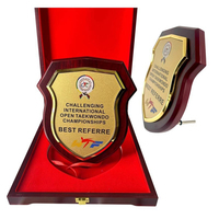 Plaques d'honneur vierges en métal doré, vente directe usine, pour cérémonies et souvenirs