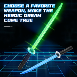 ילדי Ninja לייזר חרב צעצוע סמוראי חרב קטאנה Led מהבהב אור עד חרבות עם נשמע צעצועים - Product Image 5