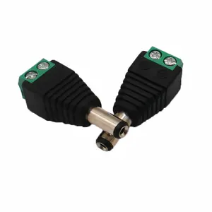 Male DC connector 2.1*5.5mm Power Jack Adapter Plug Cable easy Connector for CCTV Camera/3528/5050 led strip light