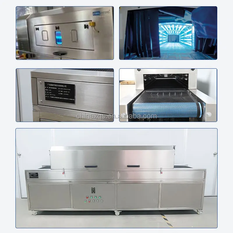 uv for Food meat washing sterilization lamp sterilizer tunnel sterilizing machine