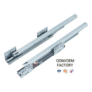 Comedor dormitorio apartamento oculto Undermount deslizante cocina gabinete muebles cierre suave moderno Delgado Metal cajón caja sistema - Product Image 1