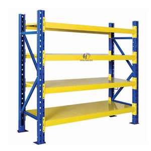 Estanterías de Acero Ajustables de 4 Niveles sin Pernos con Estantes de Hierro Metálico para Almacén y Supermercado - Product Image 5