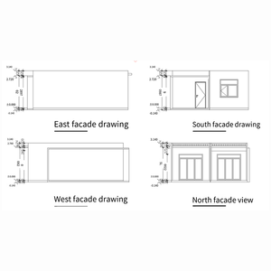 Venta de Fábrica: <span class=keywords><strong>Casa</strong></span> Modular de Acero Ligero con Certificación CE 54.42, Diseño Chino Impermeable, Ideal para Cocina de Hotel - Product Image 4