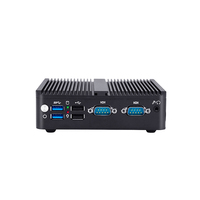 OEM barato ordenador sin ventilador N100 DDR5 Nvme Barebone Serial puerto paralelo RS232 Linux automatización Industrial Mini PC