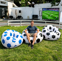 Fauteuil gonflable de football imperméable en PVC pour jardin, idéal pour regarder les matchs en intérieur et en extérieur, se détendre et les fêtes à la piscine